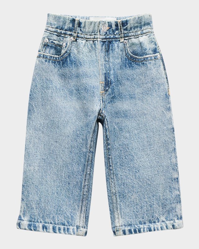 Kid's Mini Miramar Wide-Leg Jeans, Size 12M-10